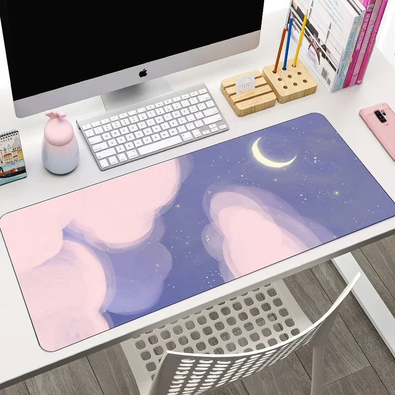 Tradescantia Purple - Tapis de souris gaming nuage violet